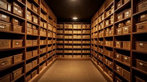 Large Library With Wooden Bookshelves And Wooden Floors With A Dark