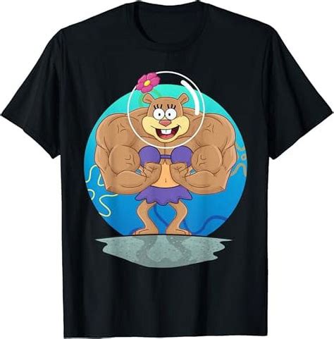Spongebob Squarepants Sandy Cheeks Muscle T Shirt