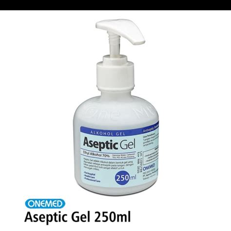 Jual ASEPTIC GEL ONEMED 250ML PUMP HAND SANITIZER Shopee Indonesia