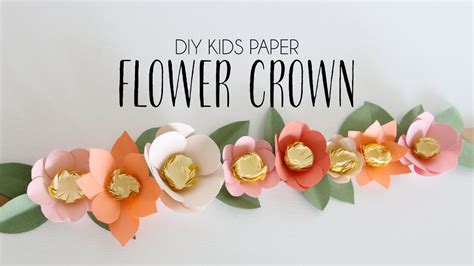 DIY Kids Crafts Paper Flower Crown – starkidslearn.com