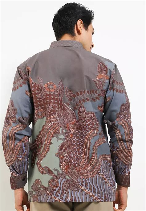 Jual Elshanum Batik Senapati Kemeja Batik Tulis Exclusive Premium Pria