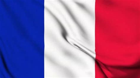 Waving Flag France Video Background Realistic Stock Footage Video (100% ...