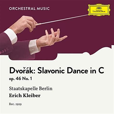 Amazon co jp Dvořák Slavonic Dance in C Major Op 46 No 1 シュターツ