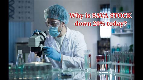 Why Is Cassava Sciences SAVA Stock Down 20 Today YouTube