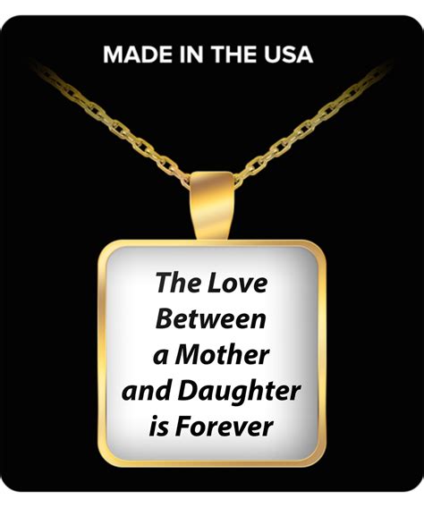 Necklace The Love Between A Mother And Daughter Is Forever Uoep10