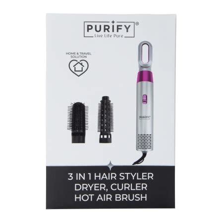 Purify In Hair Styler Dryer Curler Hot Air Brush Five Below