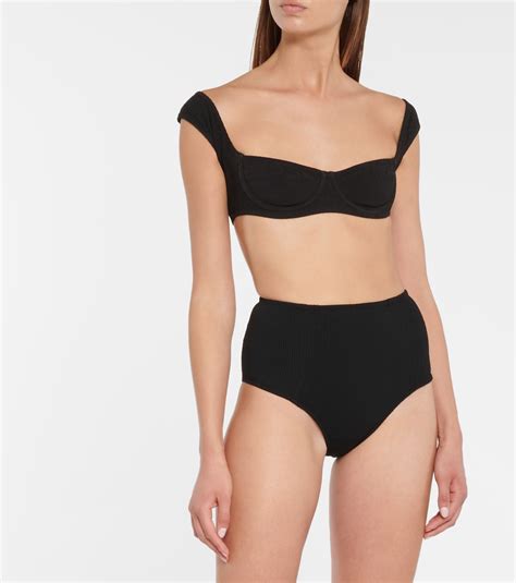 South Pacific Bikini Top In Black Tropic Of C Mytheresa