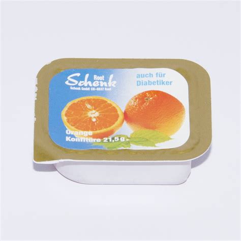 Orange S Ss Pe Portion Fruchtzucker G Schenk Konfi