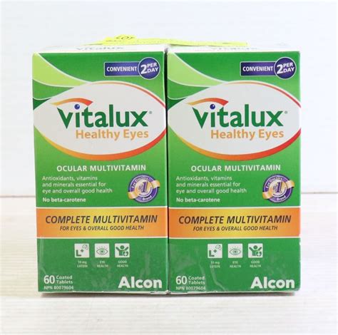 2 Pk Vitalux Advanced Ocular Multivitamin For Eyes