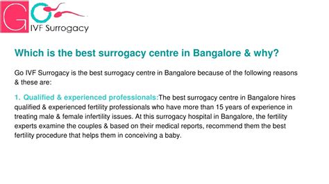 Ppt Surrogacy Cost In Bangalore Powerpoint Presentation Free