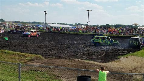 Blairstown Sauerkraut Days Demo Derby Fall Minivans Youtube