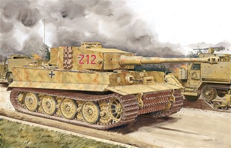 Pz Kpfw VI Tiger I W Zimmerit Late Prod Normandy 1944 Tanks Military