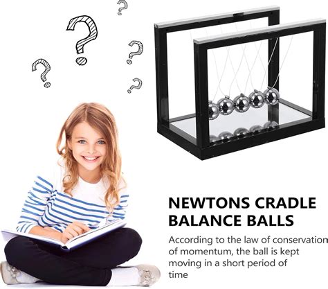 Iplusmile Newtons Cradle Pendulum Newtons Cradle Balls Balance Balls