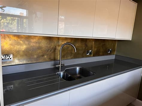 Brass Kitchen Splashbacks Unique Designs Halman Thompson