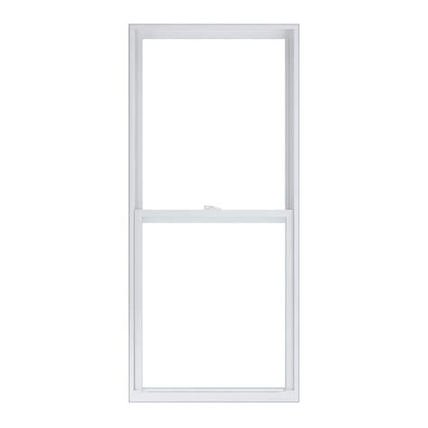 American Craftsman 28 In X 62 In 50 Series White Single Hung Low E Argon Glass Vinyl