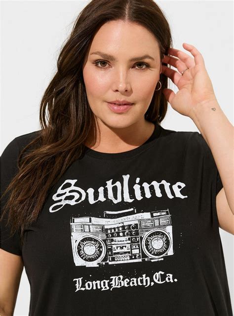 Plus Size Sublime Stereo Classic Fit Cotton Crew Tee Torrid