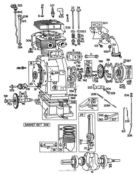 Toro Professional 30760 Groundsmaster 52 1979 Sn 90000001 99999999 Parts Diagram For Engine