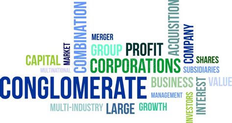 Word Cloud Conglomerate Stock Vector Illustration Of Corporations