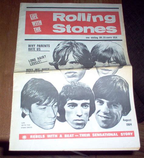 Life With The Rolling Stones August 1964 Rolling Stones Yearbook Stone