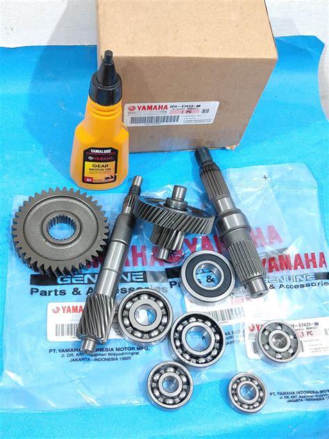 Gigi Rasio Gardan Set 2PH Plus Bearing Gardan Set Yamaha Mio M3 Soul GT