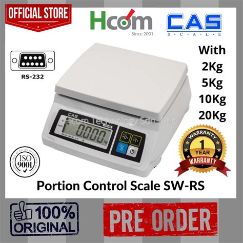 CAS Portion Control Scale SW RS Food Scale LCD Measuring Weight