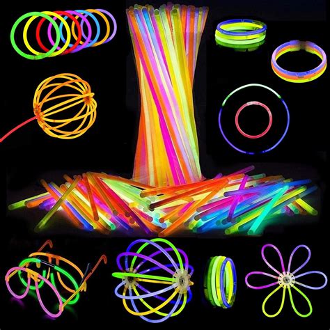 Attikee 840 Pcs Glow Sticks Bulk For Glow Party Favors 8 Inch 7