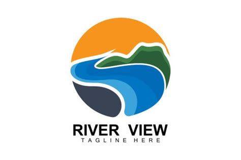 River Logo Design River Creek Vector Graphic By May Graphic · Creative