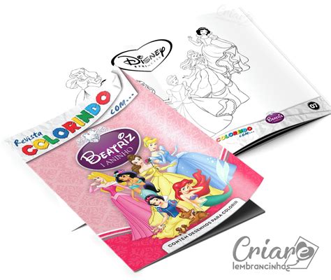 Revista Para Colorir Princesas Disney Elo Produtos Especiais