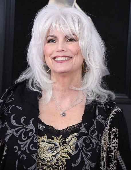 Emmylou Harris Arrives At The 60th Annual Grammy Awards At Madison Gray Hair Beauty Grey