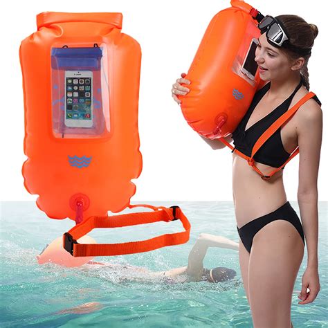 Buy Dosodo Swim Buoy Inflatable Swimming Tow Float Bag Waterproof Pvc