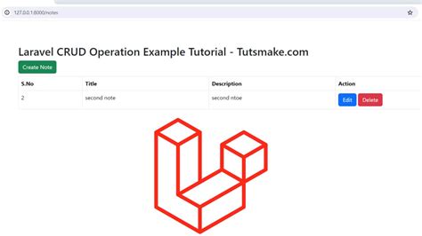 Laravel 11 CRUD Operation Application Example Tutorial Tuts Make