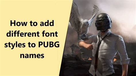 PUBG Mobile: How to add different font styles to your name?