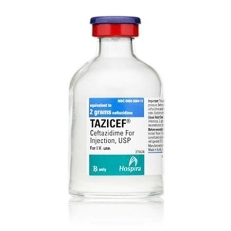 Tazicef Powder For Injection Grams Sdv Ml Vials Tray Mcguff