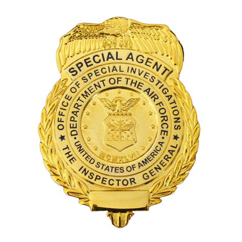 US AFOSI/OSI Special Agent Badge Replica Movie Props – Cop Collectibles