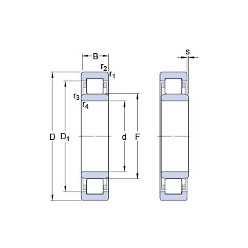 NU 2226 ECML SKF Thrust Ball Bearings