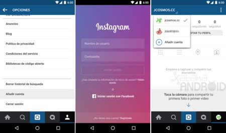 Así puedes usar varias cuentas en Instagram para Android