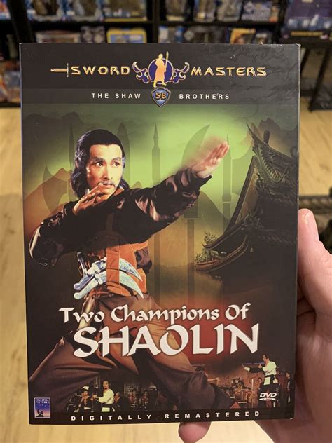 Two Champions Of Shaolin Dvd Shaw Brothers Kung Fu Classic Swordmasters