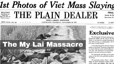 16th March 1968 My Lai Massacre Committed By Us Soldiers During The