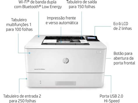 Impressora HP Laser Mono Pro M404 Laser Mono Worten Pt