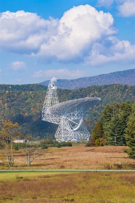 The 430 Ft Tall Dish At The National Radio Observatory In Pocahontas