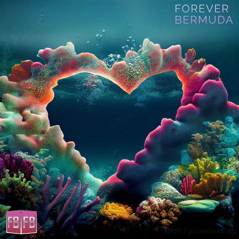 Virtual Art Photo Gallery Rainbow Heart Coral Reefs Forever Bermuda