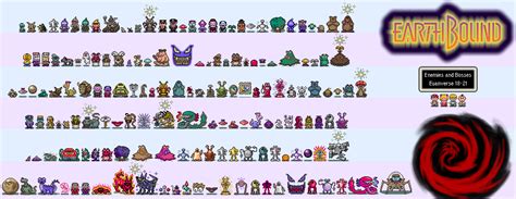 Earthbound Enemies And Bosses By Euanverse On Newgrounds