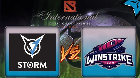 Pt Br Vgj Storm Vs Winstrike Dota The International Ti Youtube