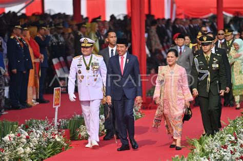 Upacara Peringatan Hut Ke 78 Tni Antara Foto