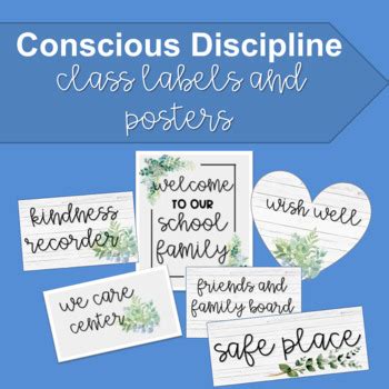 Conscious Discipline Printables- Classroom Posters by Connected N SPED