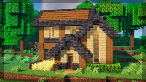 Casa Ardosia Para Sobrevivencia Minecraft Tutorial Youtube