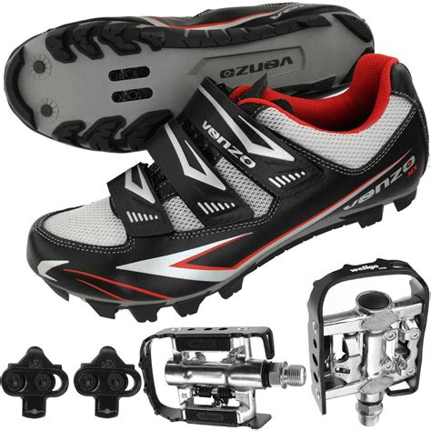 Buy Venzo Mountain Bike Bicycle Cycling Shimano SPD Shoes + Multi-Use ...