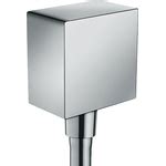 Hansgrohe Fixfit Square Coude Mural Avec Clapet Chrome