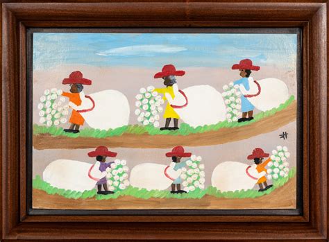 Clementine Hunter Cotton Pickers Vallarino Fine Art