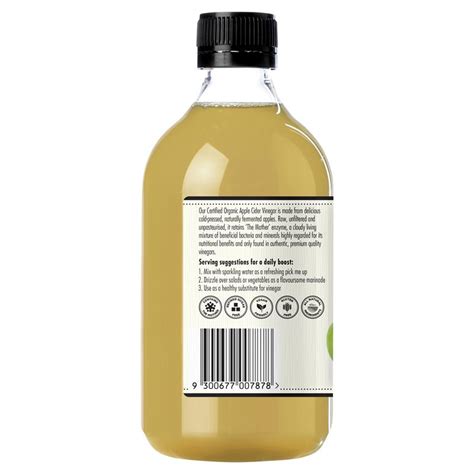 Buy Barnes Naturals Organic Apple Cider Vinegar With The Mother 500ml Online At Chemist Warehouse®